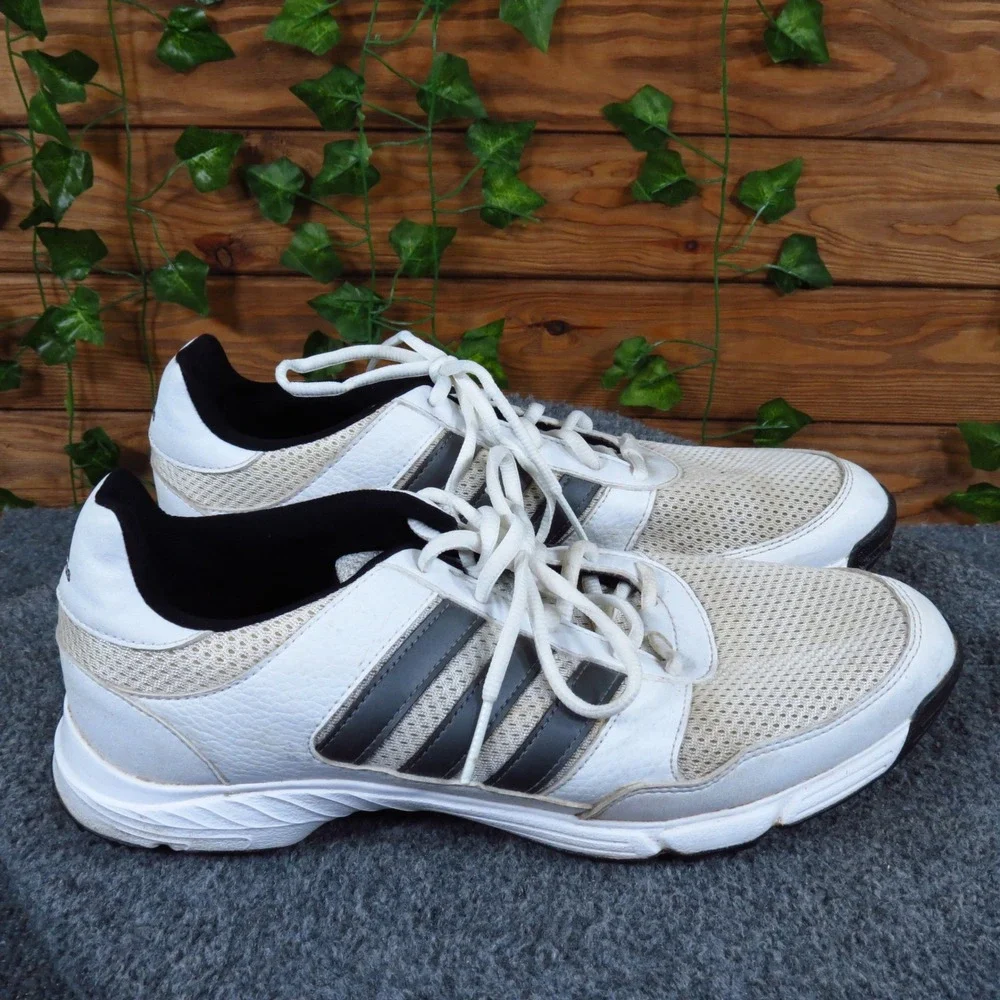 Adidas Tech Response Men Golf Shoes Size 9.5 Performance Cleated White F33549
